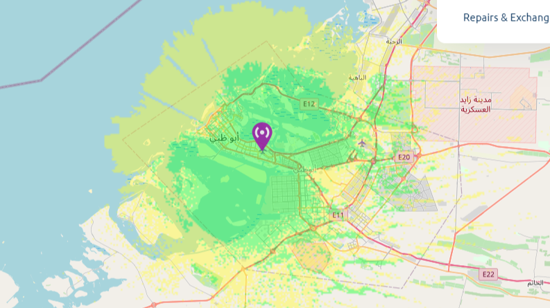 FM Coverage 50w @ 10m Height 